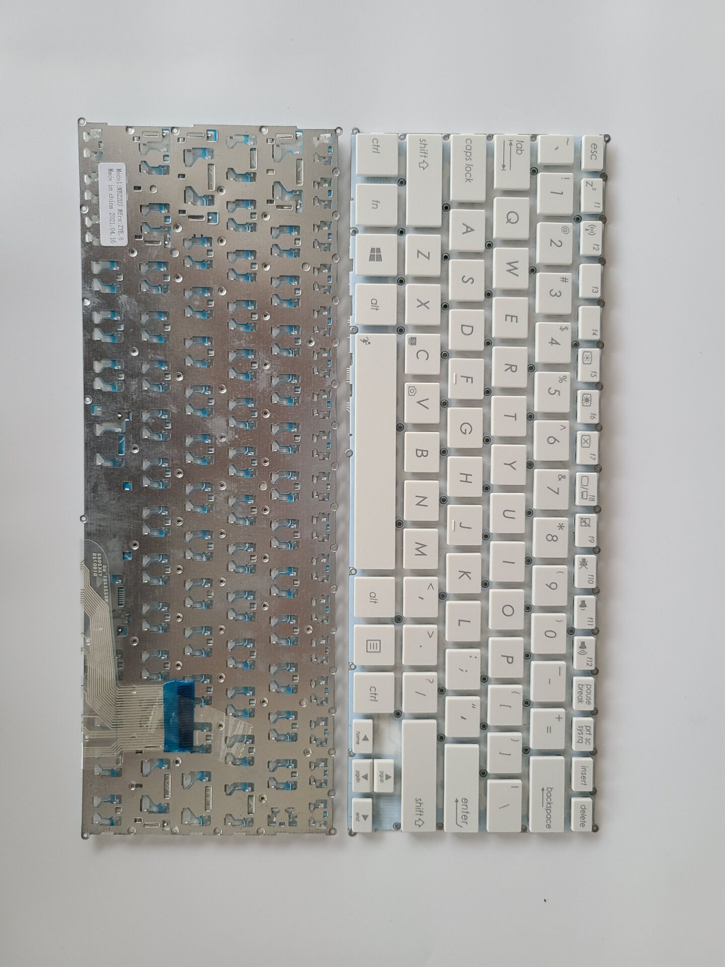 Picture of New Replacement Laptop Keyboard For ASUS X201 WHITE (OEM) US Layout